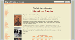 Desktop Screenshot of digitalstatearchives.com