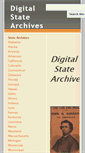 Mobile Screenshot of digitalstatearchives.com