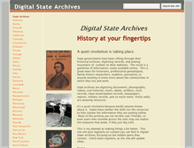 Tablet Screenshot of digitalstatearchives.com
